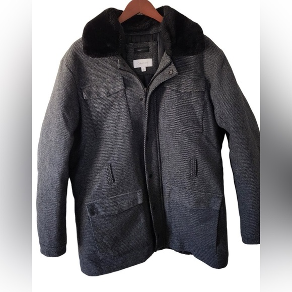 Calvin Klein Men's Charcoal Field Jacket